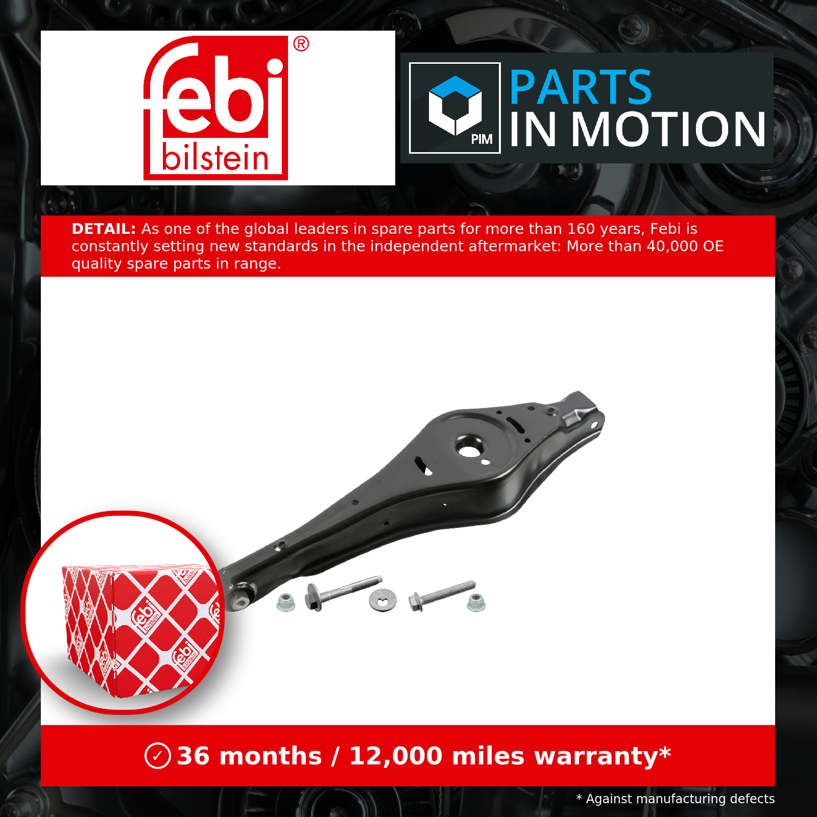 Febi Wishbone / Suspension Arm Rear Left or Right 188592 [PM2502542]