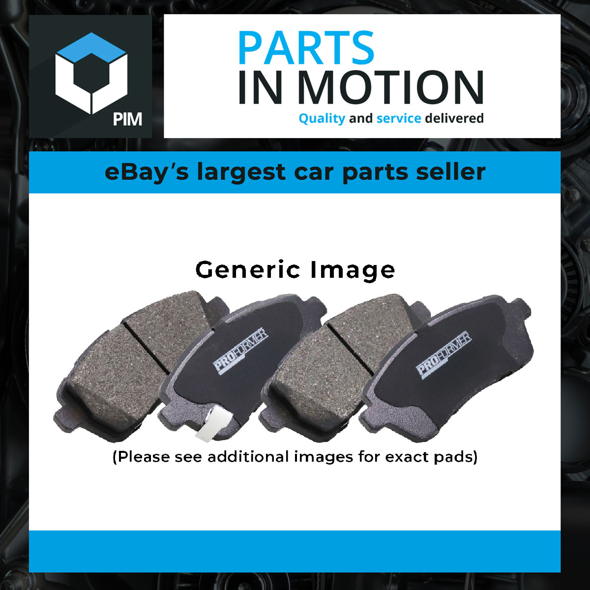 Proformer Brake Pads Set Rear PBP7440 [PM1993083]
