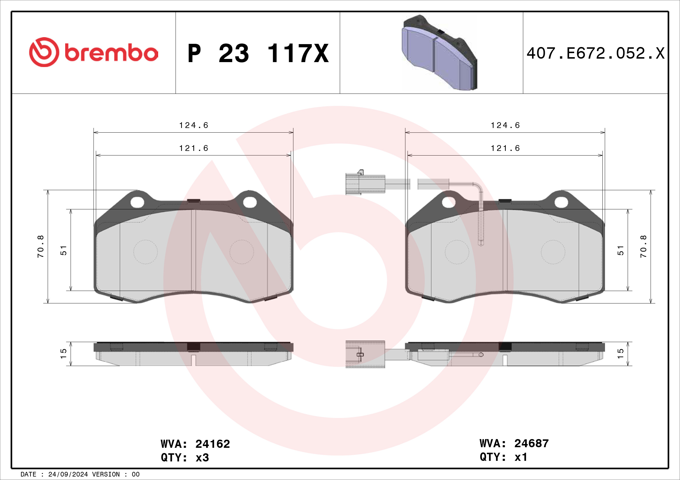 Brembo P23117X