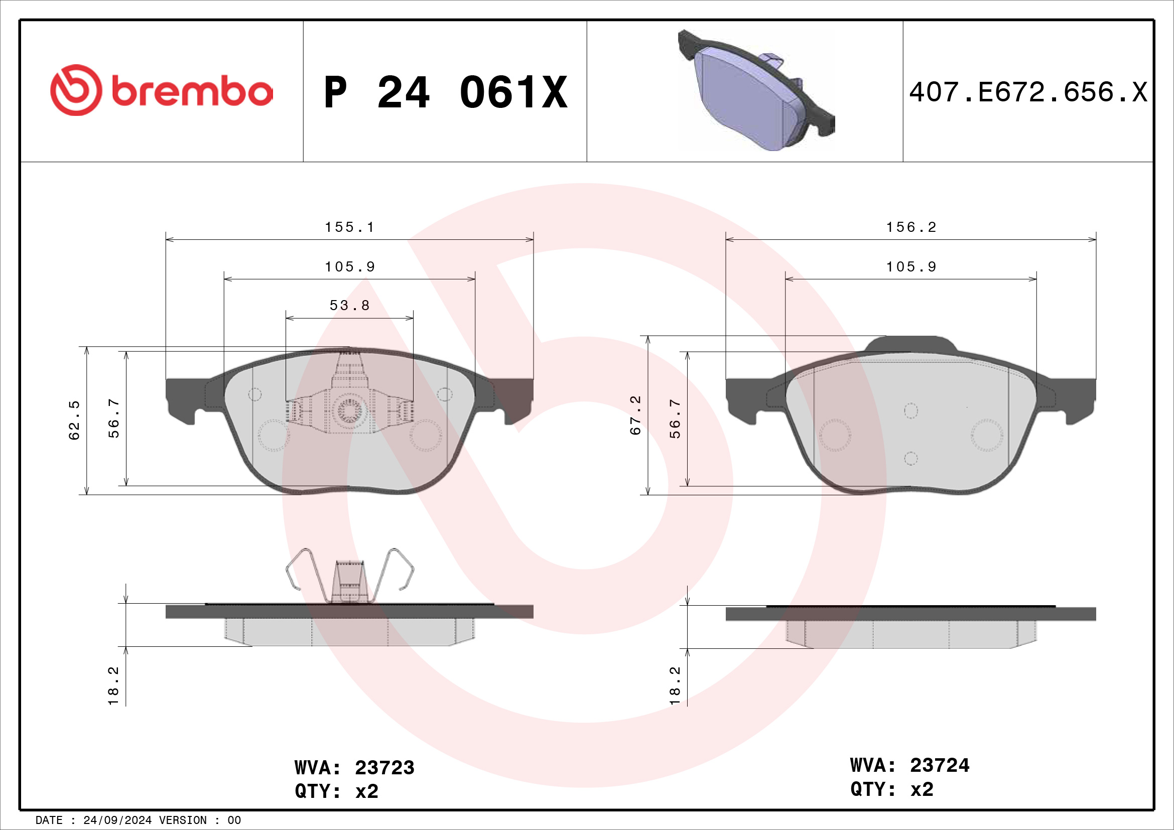Brembo P24061X