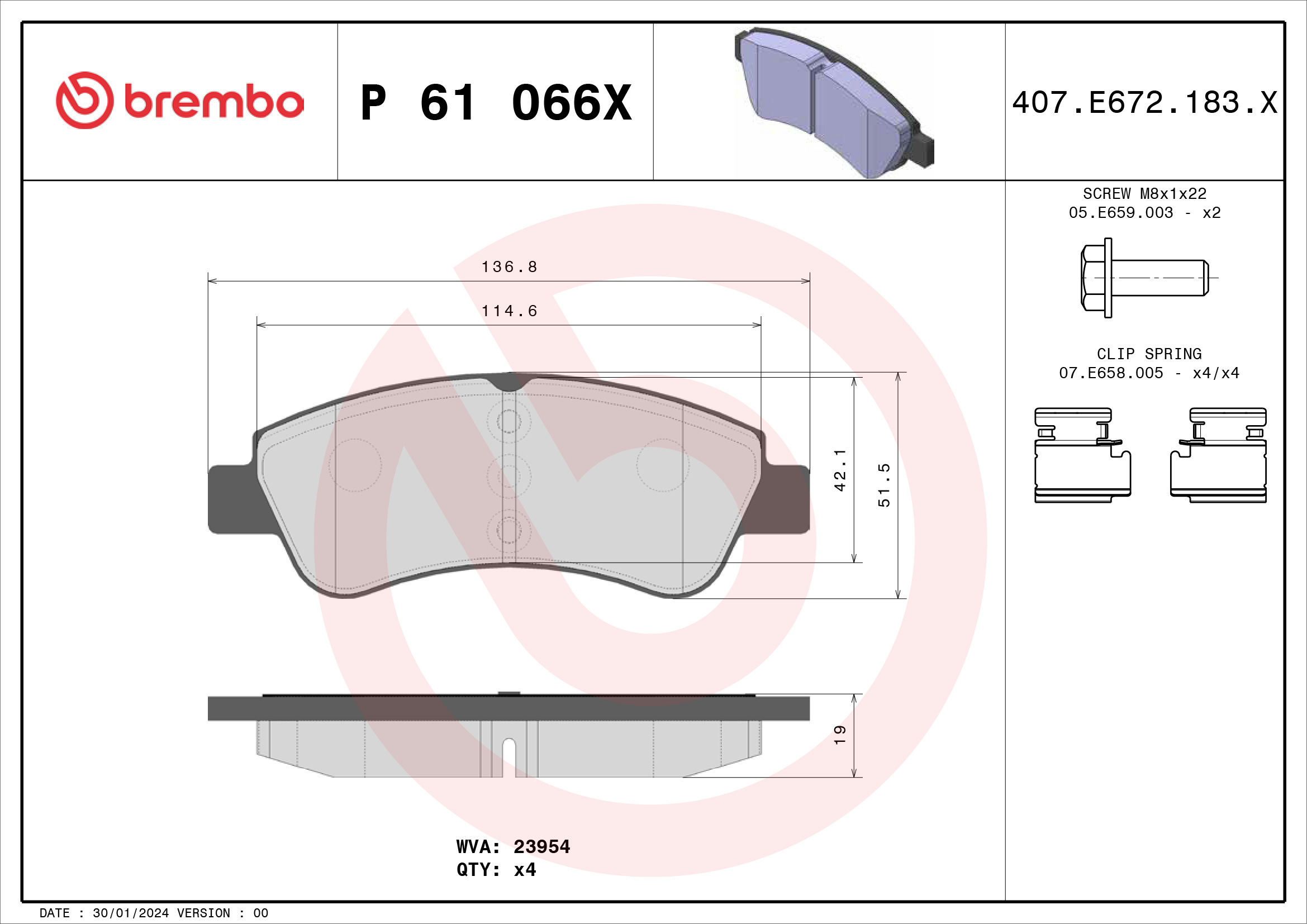 Brembo P61066X