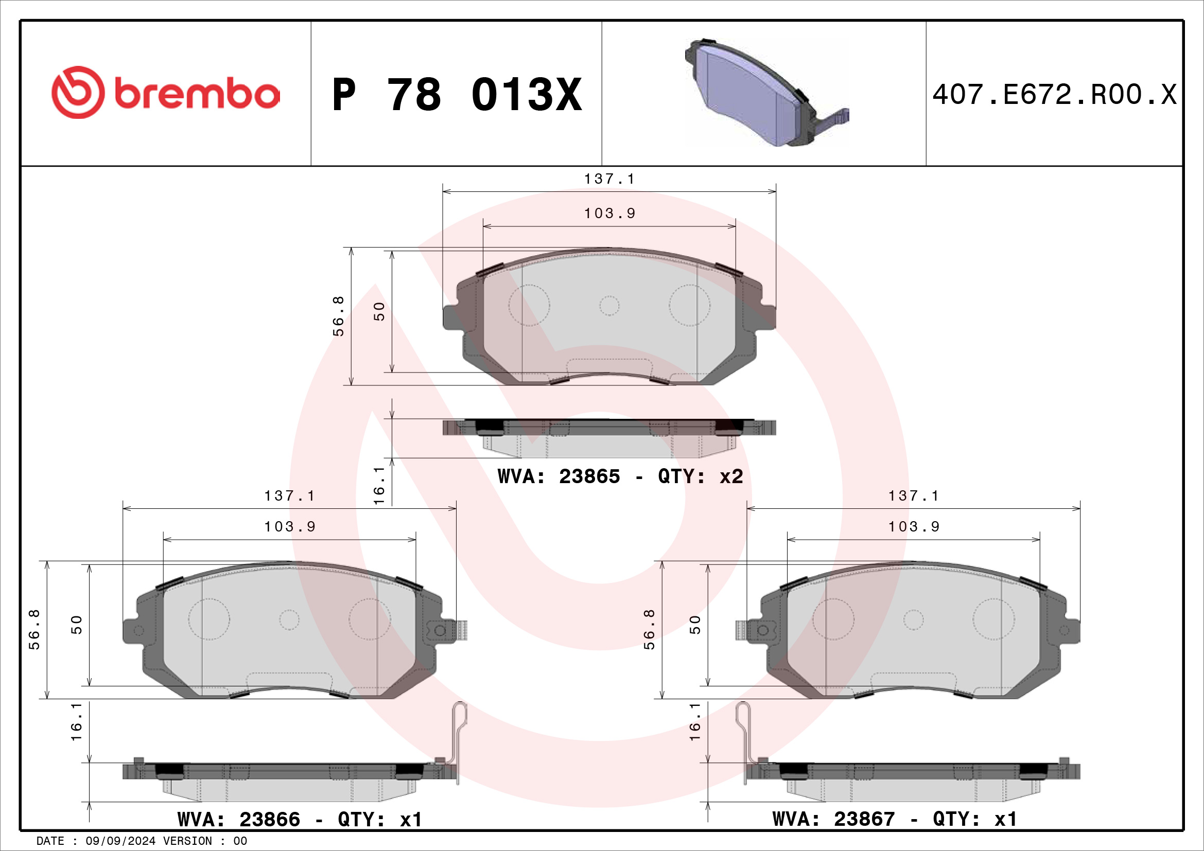 Brembo P78013X