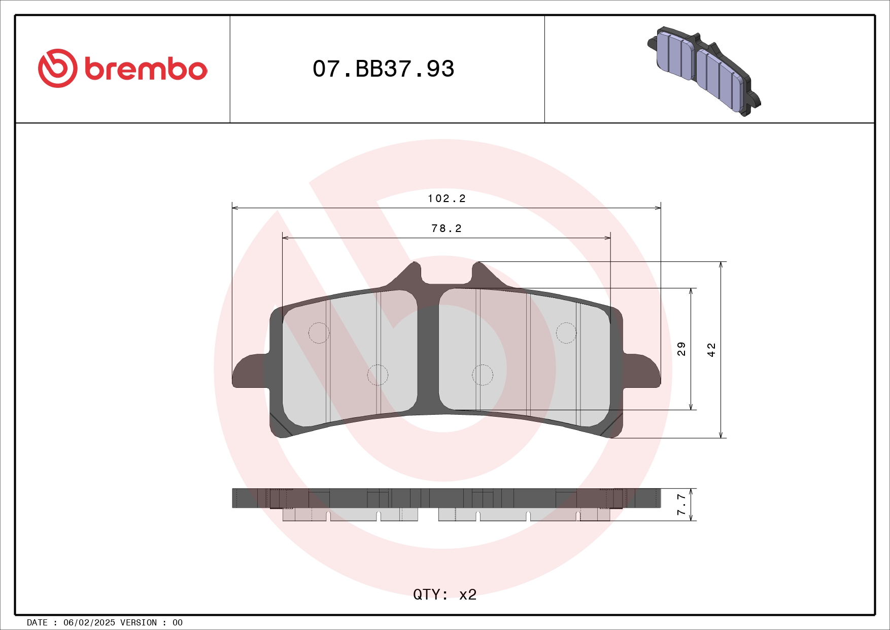Brembo 07BB3793