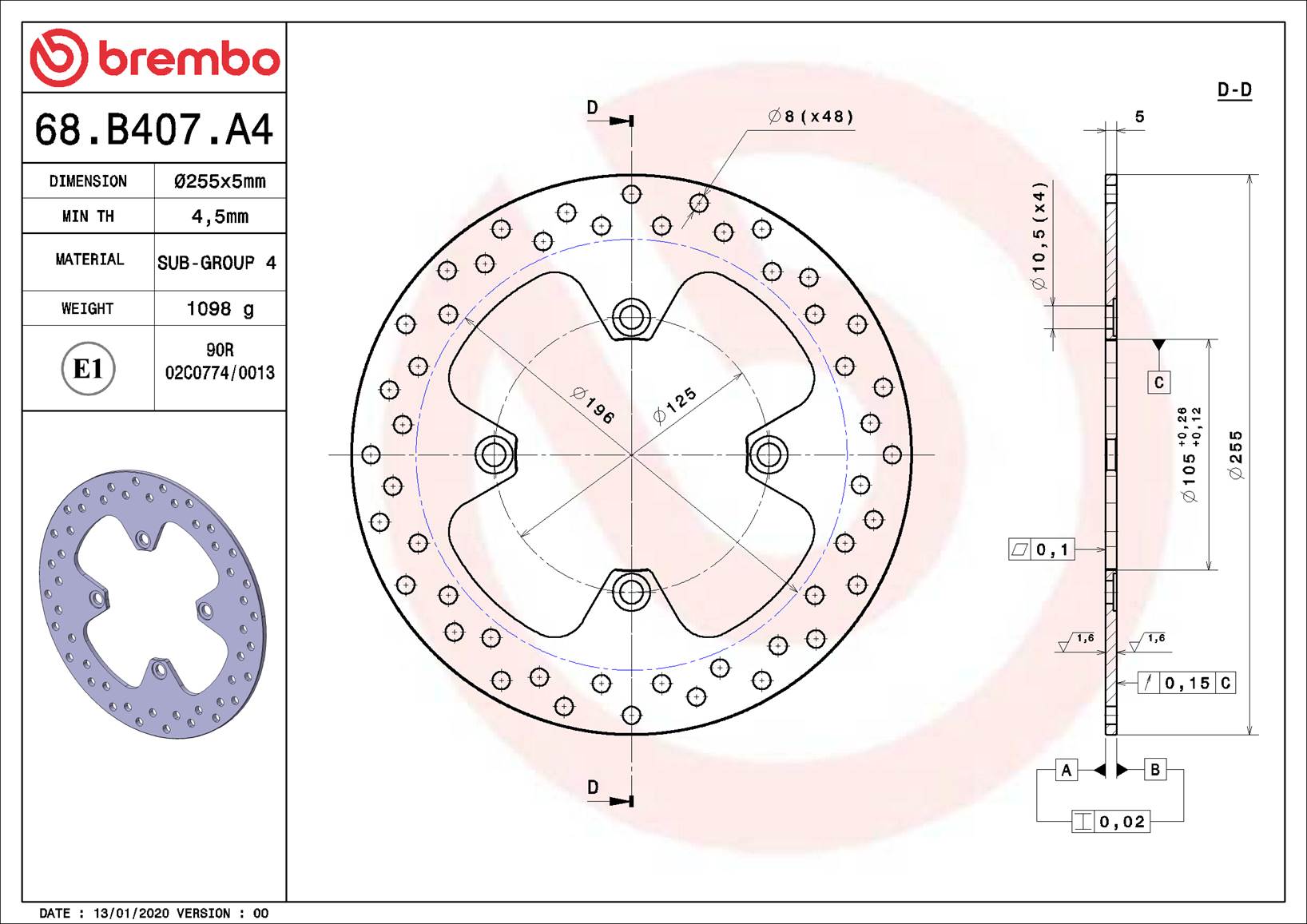 Brembo 68B407A4