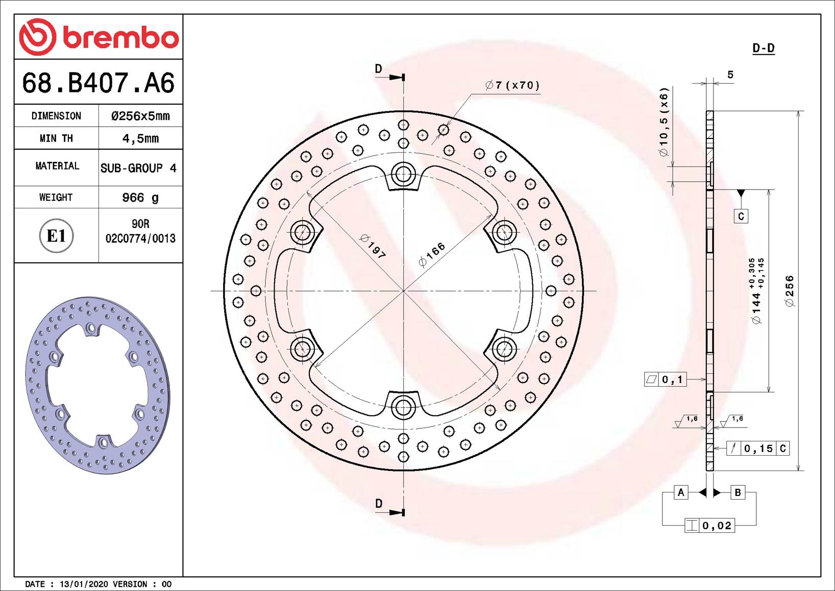 Brembo 68B407A6