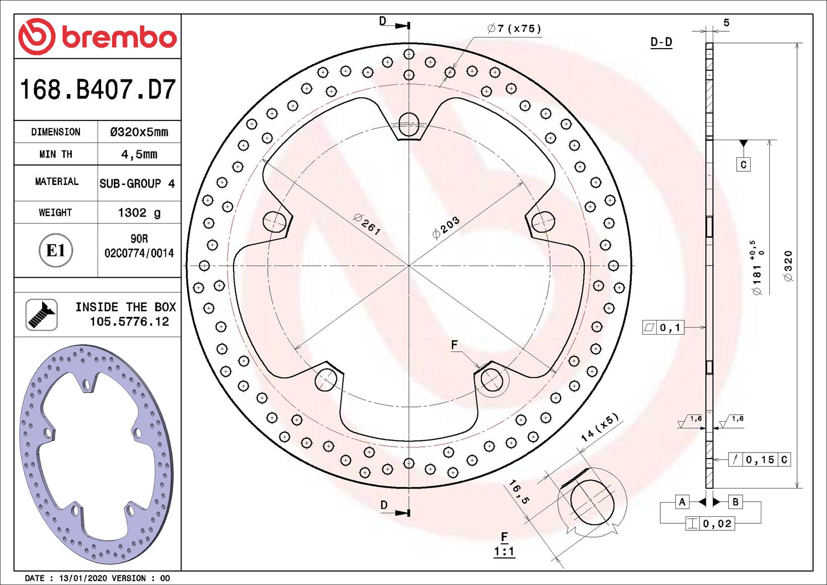 Brembo 68B407D7