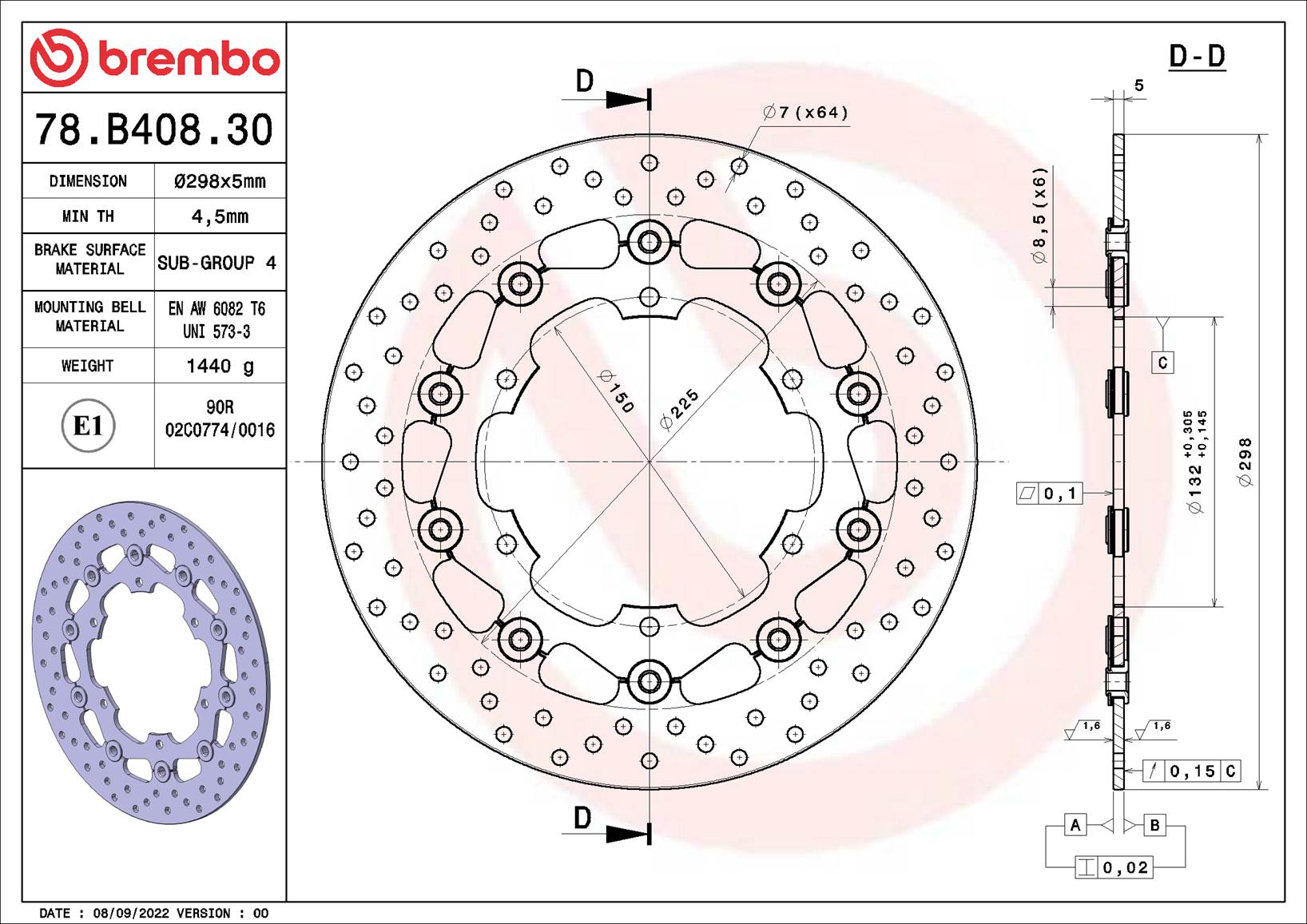 Brembo 78B40830