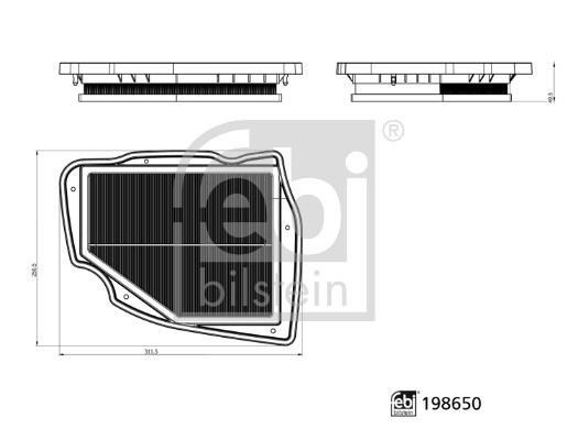 Febi 198650 Air Filter