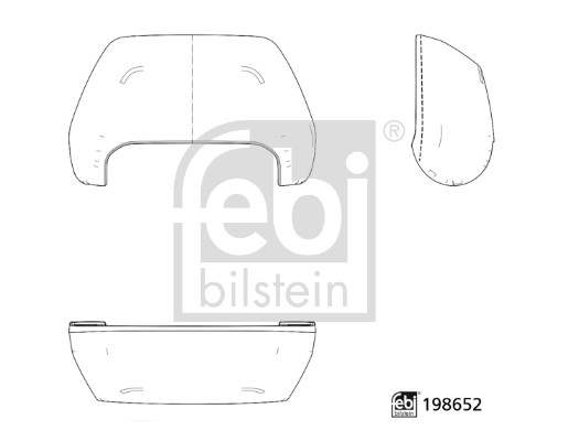 Febi 198652 Door / Wing Mirror Cover