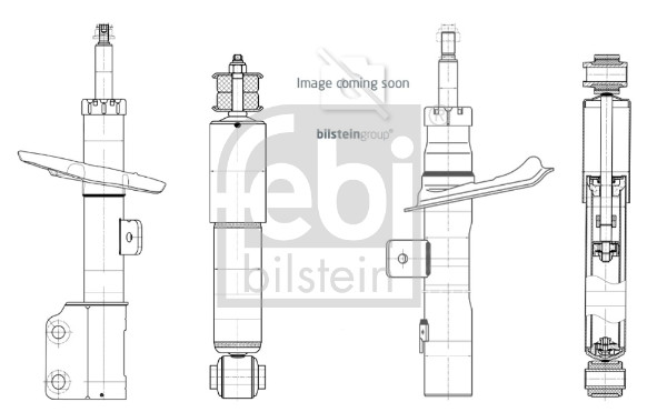 Febi 1002712 Shock Absorber (Single Handed)