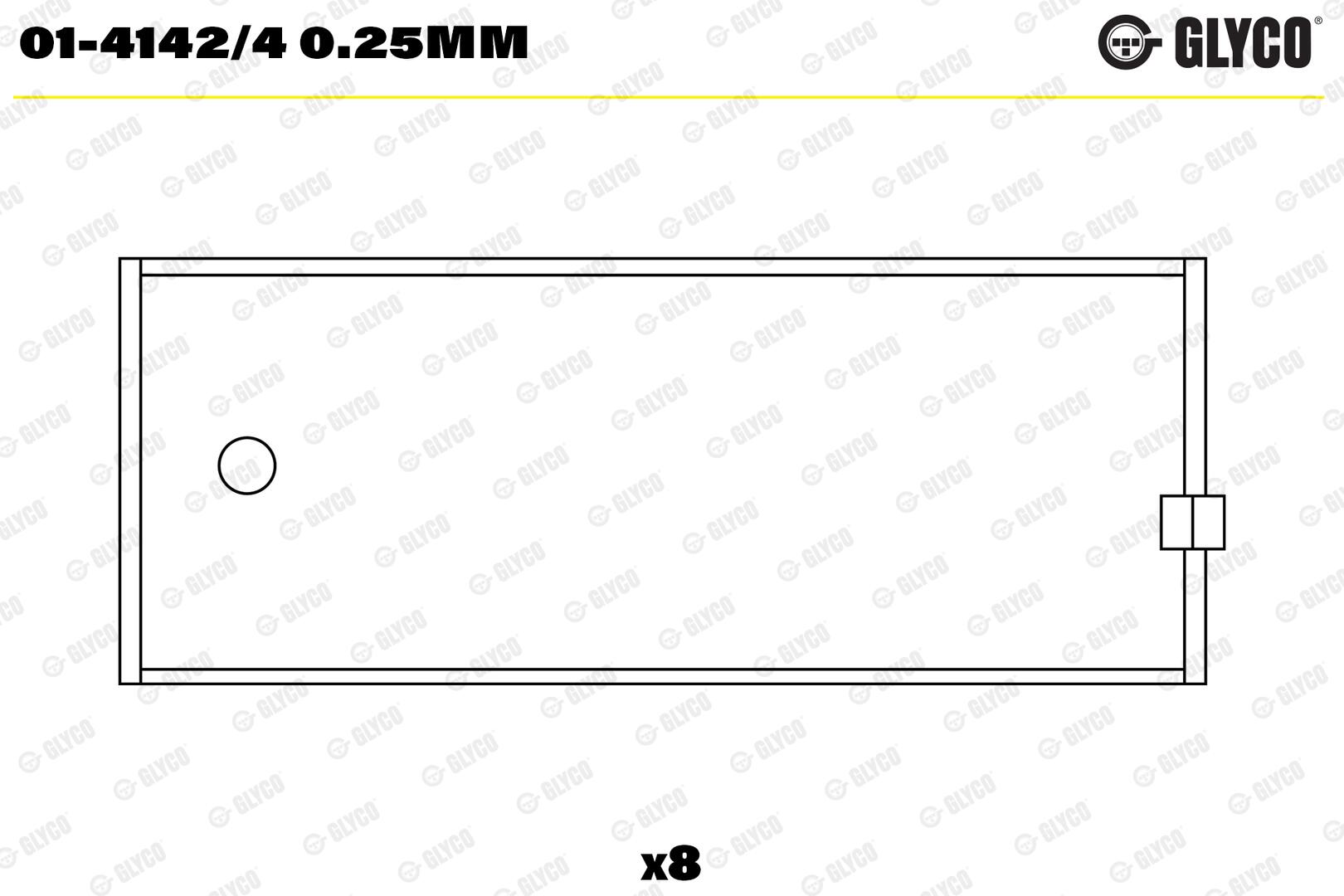 Glyco 01-4142/4 0.25MM