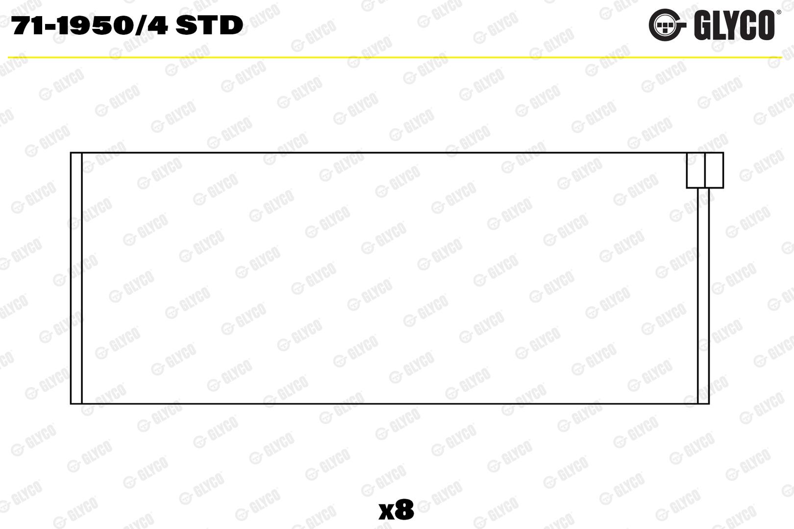 Glyco 71-1950/4 STD
