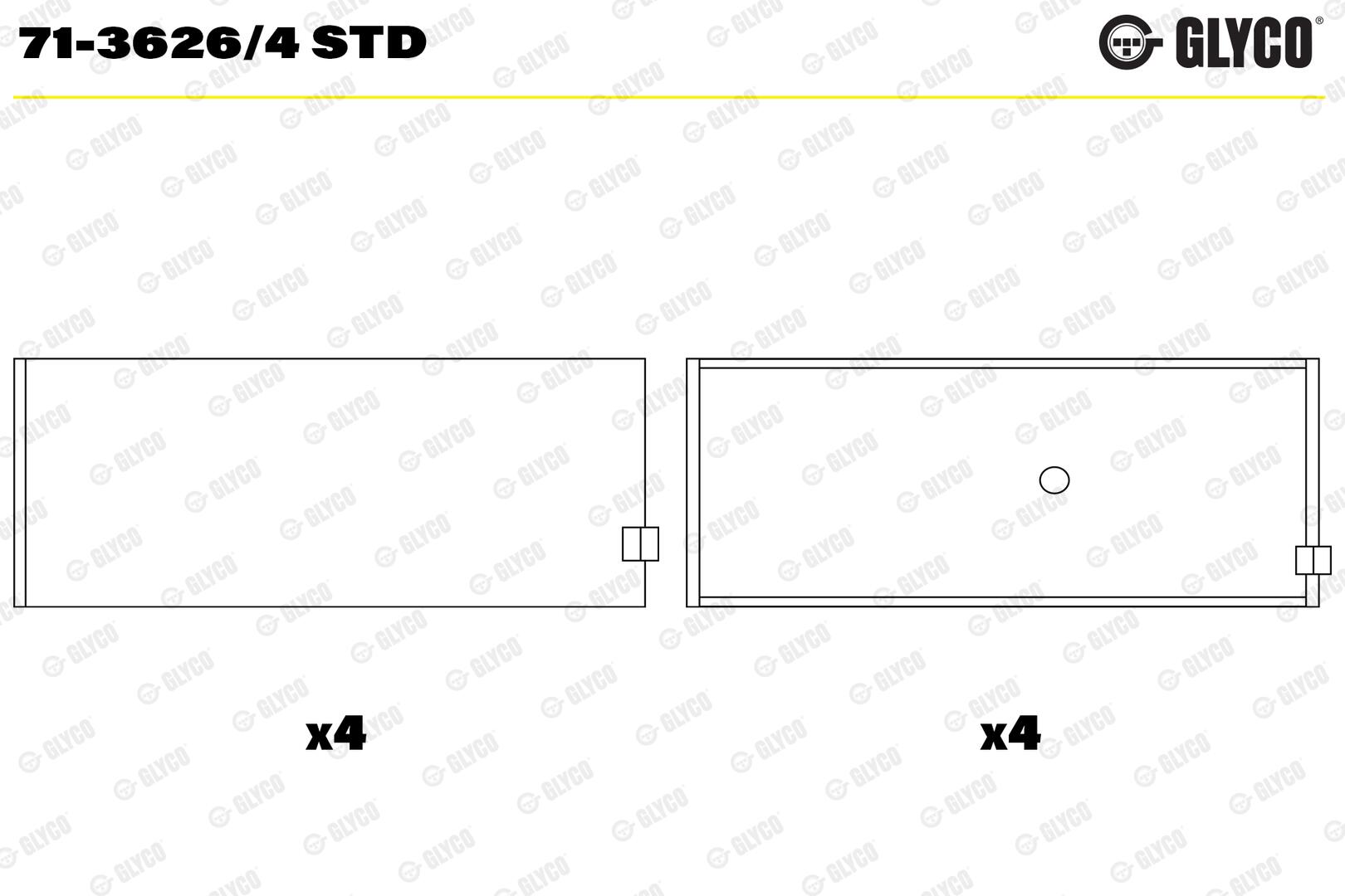 Glyco 71-3626/4 STD
