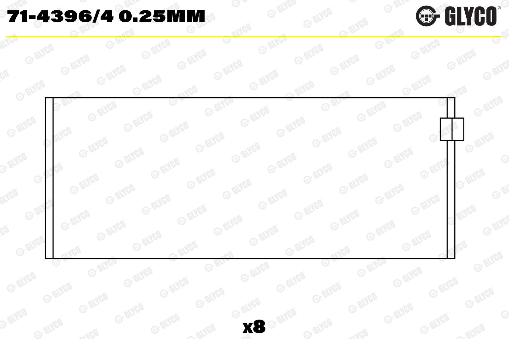 Glyco 71-4396/4 0.25MM