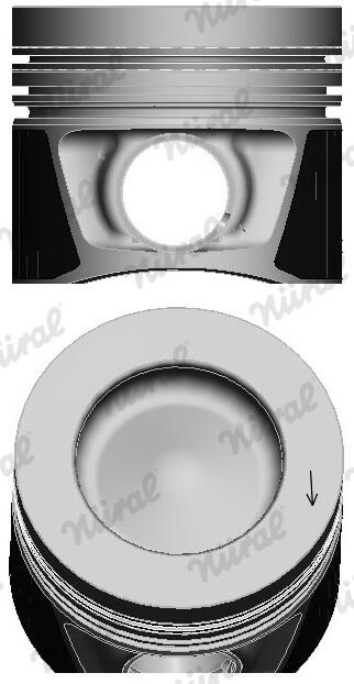 Nural 87-432300-10 Piston