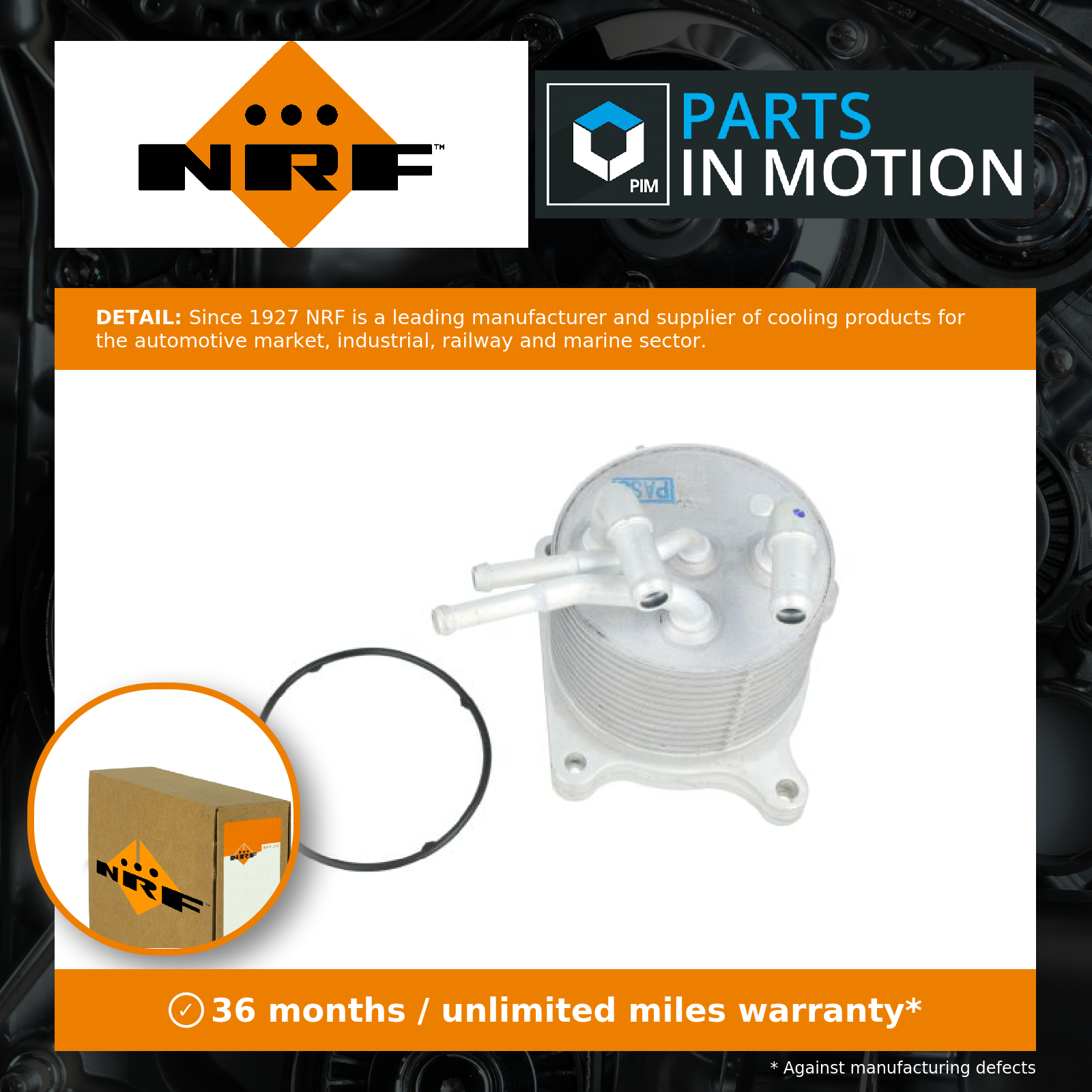 NRF Automatic Transmission Oil Cooler 310084 [PM2716706]