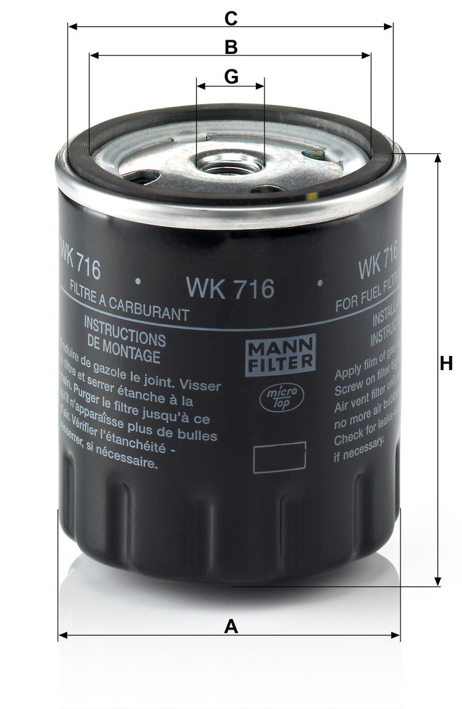 MANN-FILTER WK716