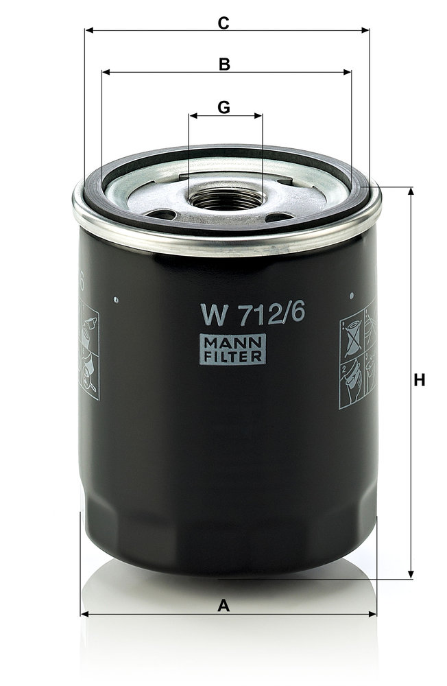 MANN-FILTER W712/6