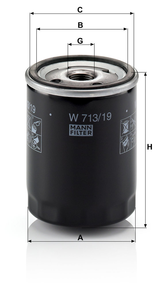 MANN-FILTER W713/19