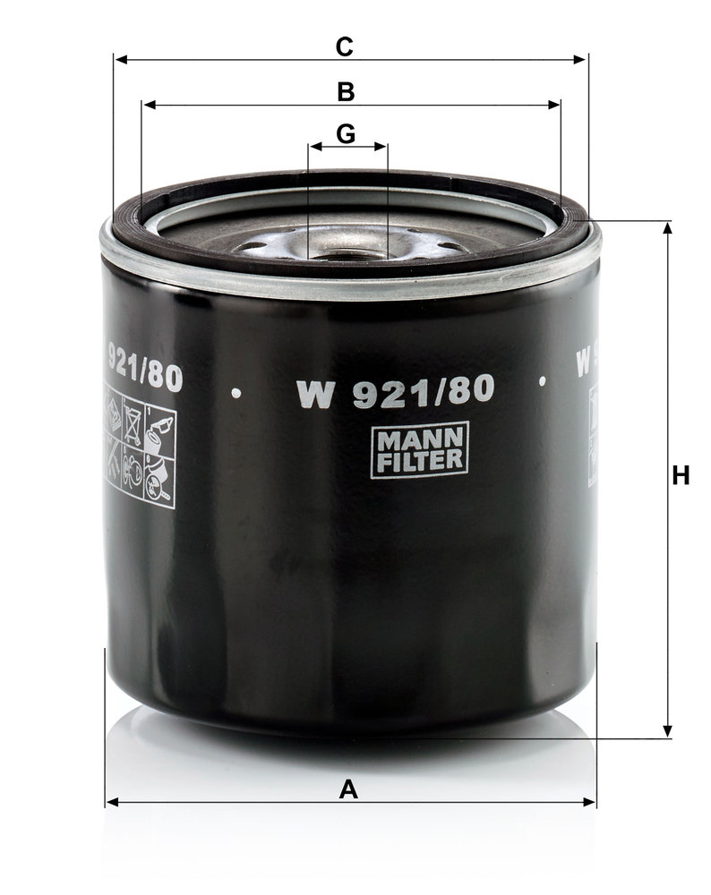 MANN-FILTER W921/80