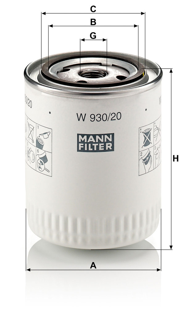 MANN-FILTER W930/20