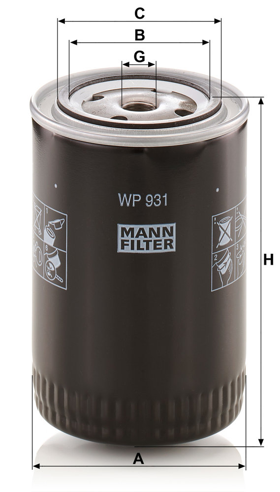 MANN-FILTER WP931