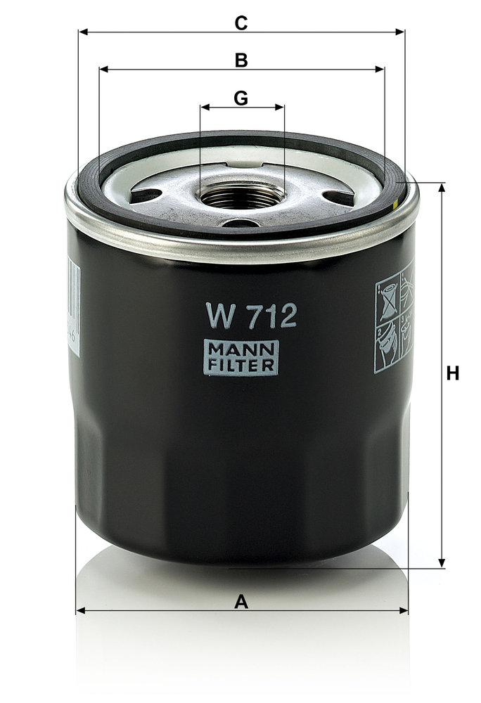 Mann W712