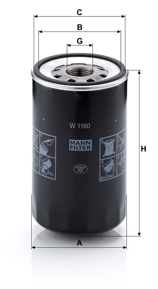 MANN-FILTER W1160