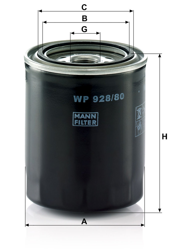 MANN-FILTER WP928/80