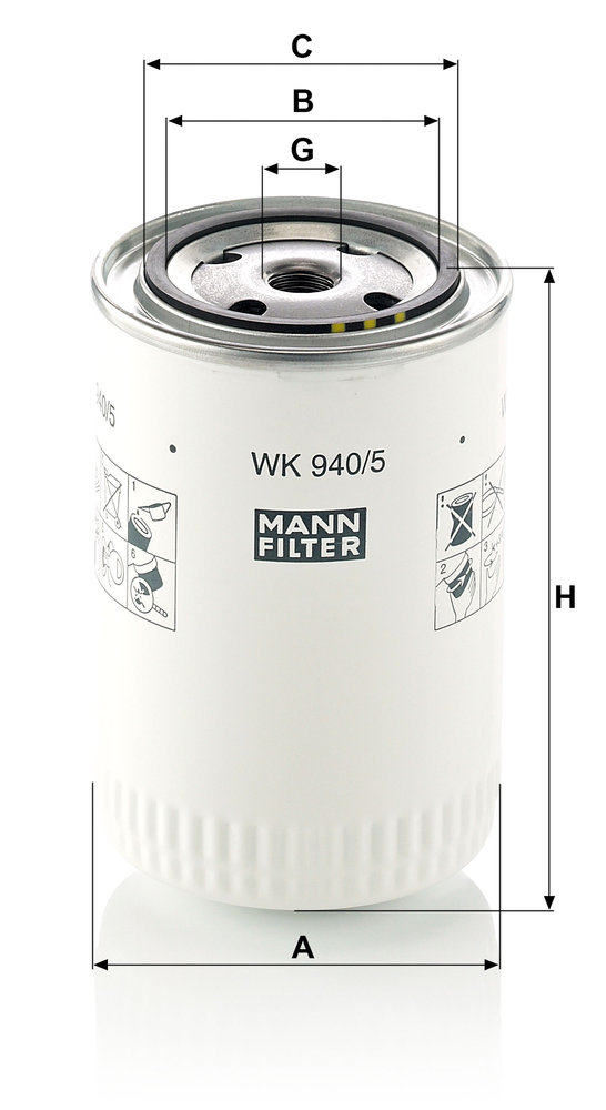 MANN-FILTER WK940/5