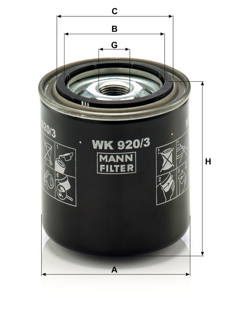 MANN-FILTER WK920/3