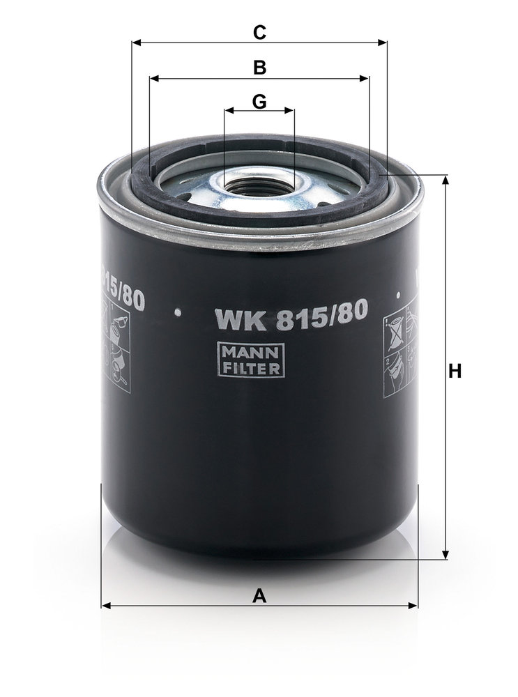 MANN-FILTER WK815/80