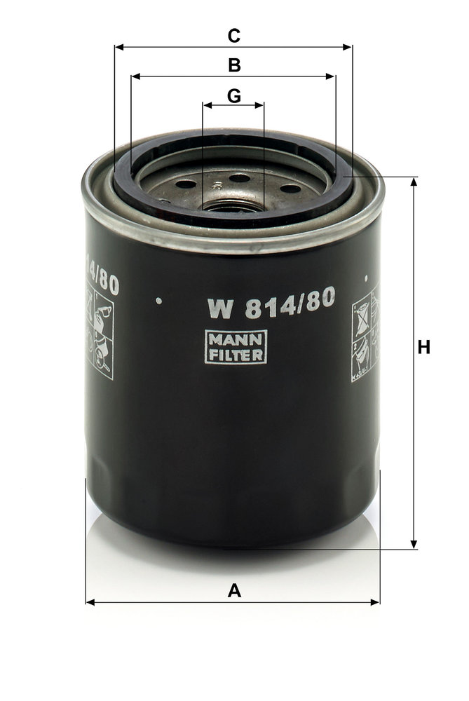 MANN-FILTER W814/80
