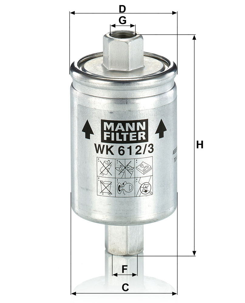 MANN-FILTER WK612/3