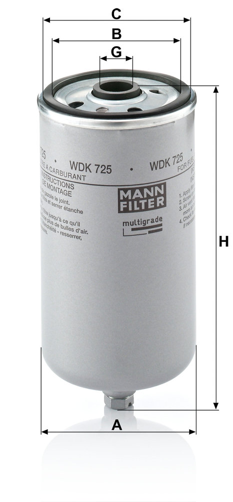 Mann WDK725