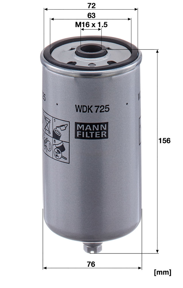 Mann WDK725