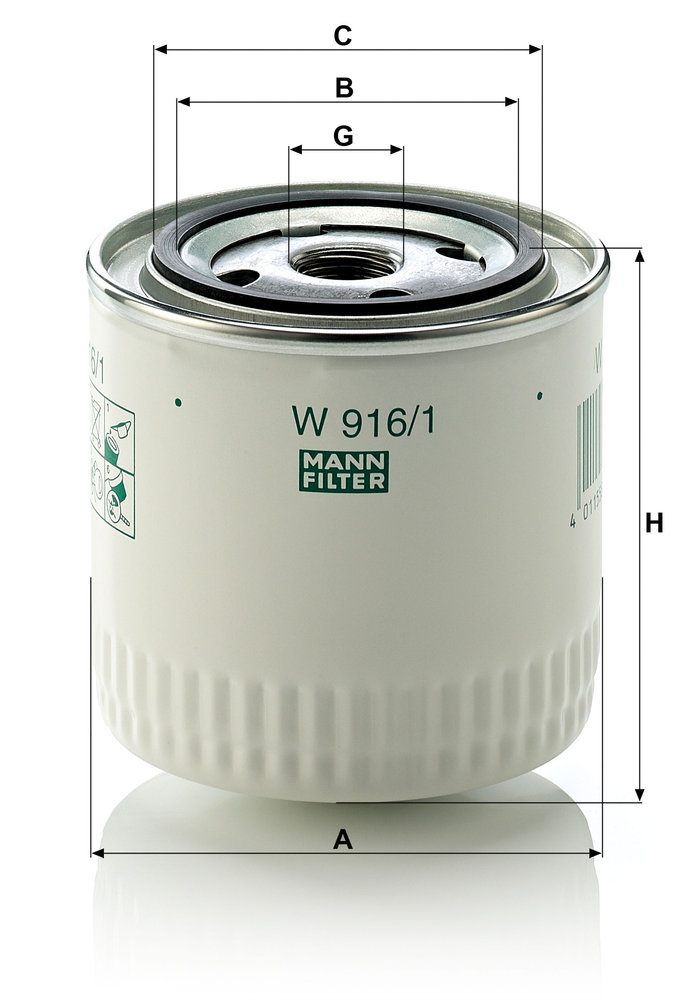MANN-FILTER W916/1