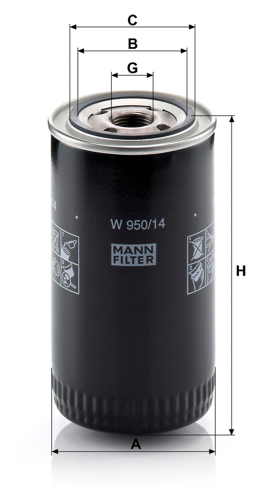 MANN-FILTER W950/14