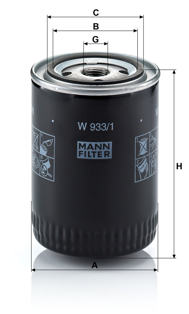 MANN-FILTER W933/1