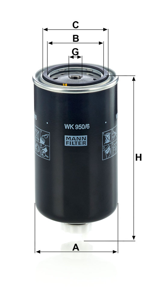 MANN-FILTER WK950/6
