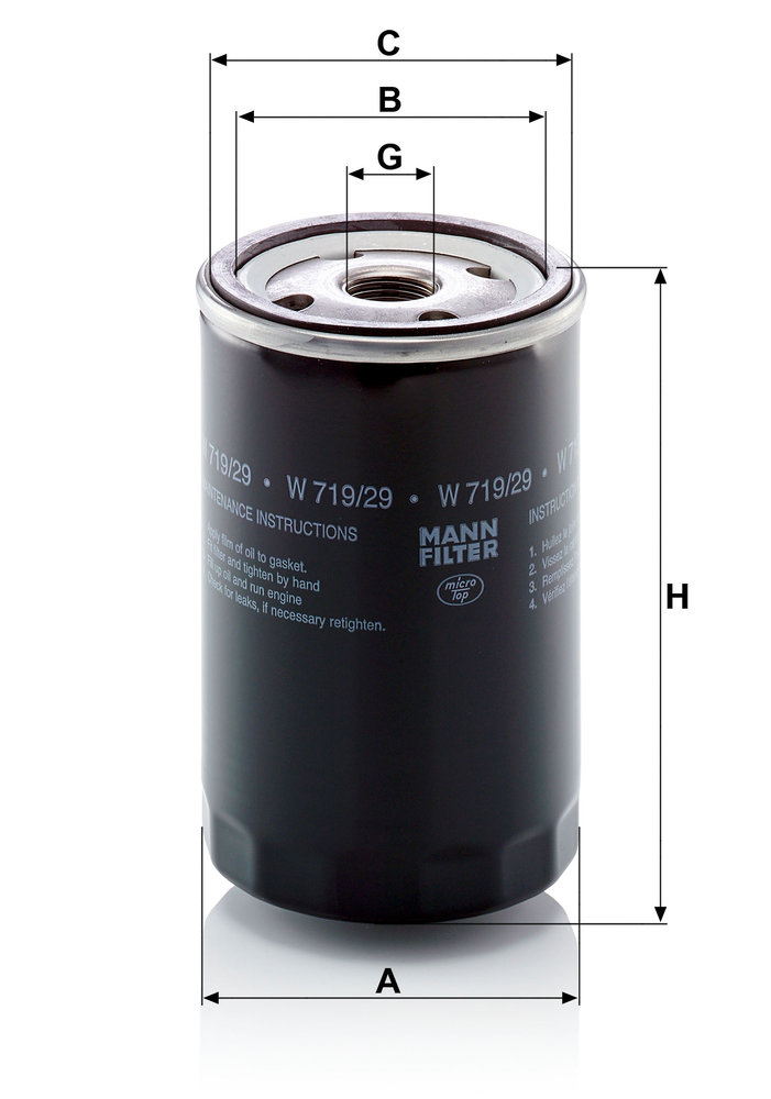 MANN-FILTER W719/29