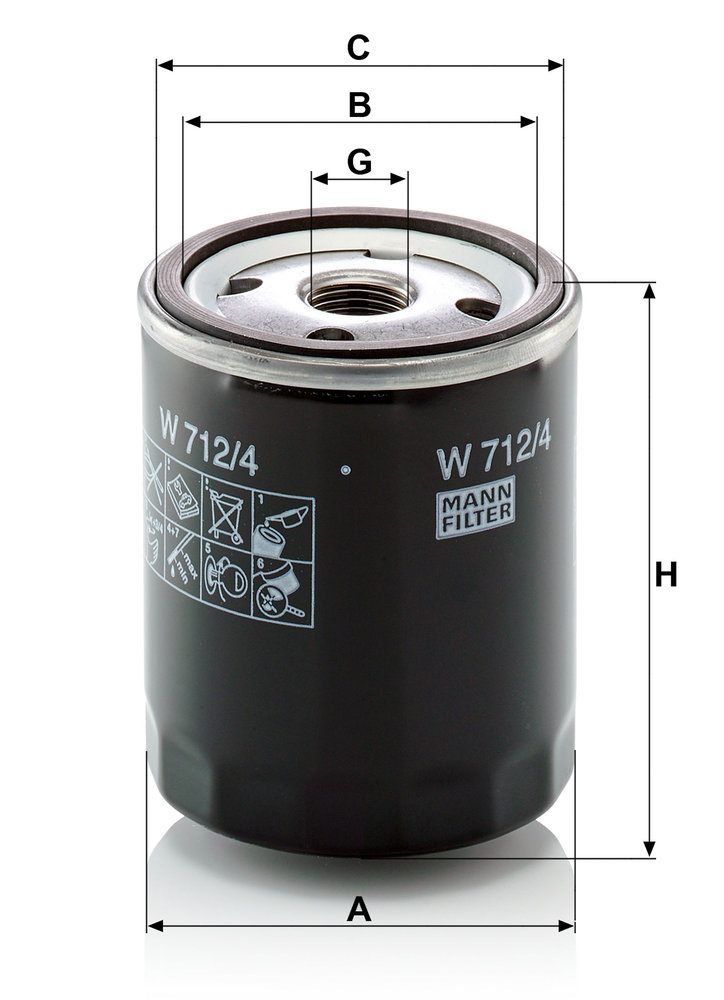 MANN-FILTER W712/4
