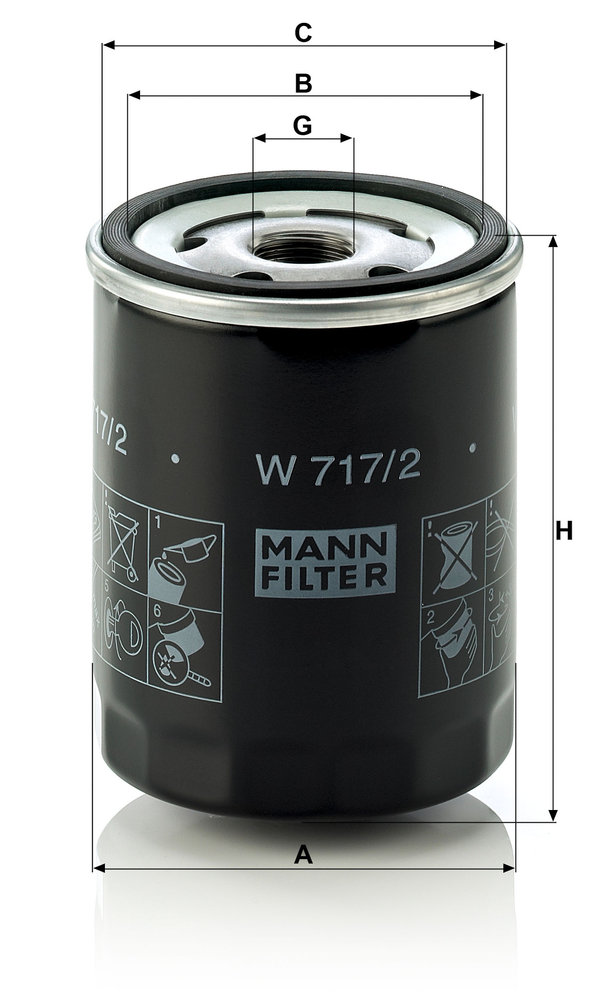 MANN-FILTER W717/2