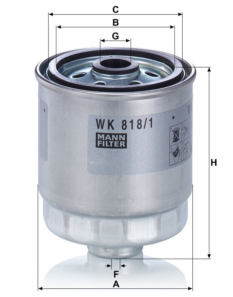 MANN-FILTER WK818/1