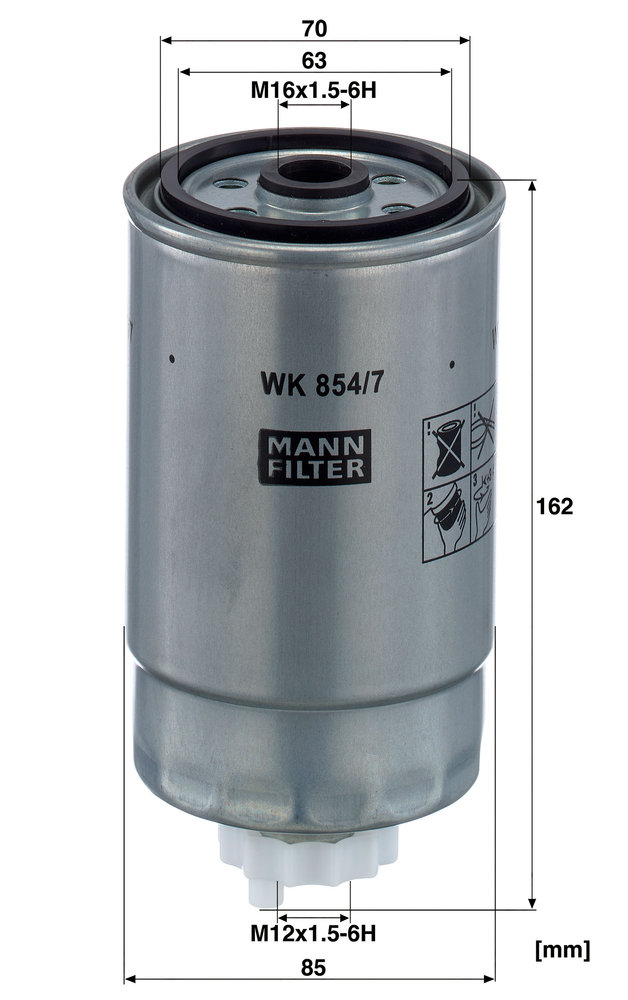 MANN-FILTER WK854/7
