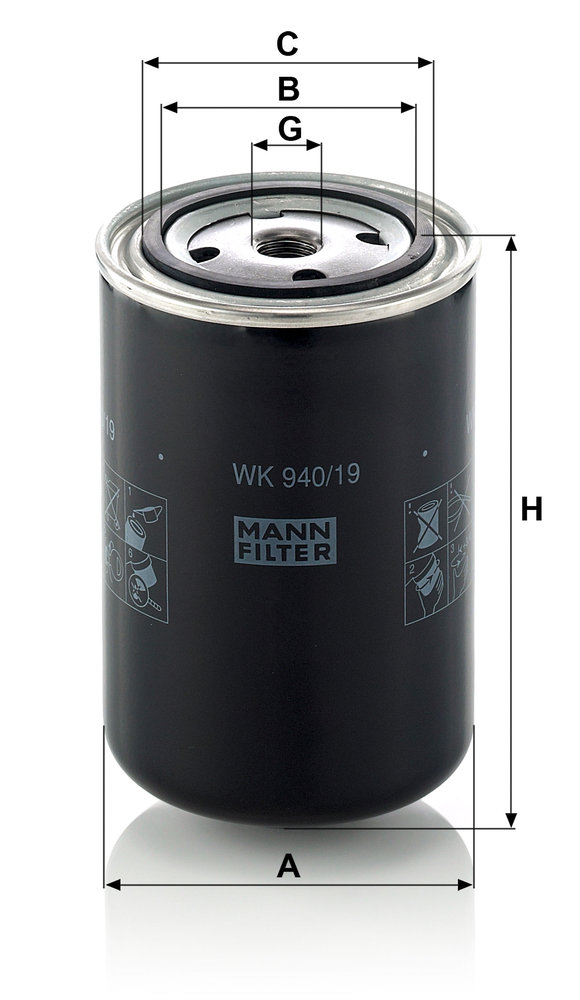 MANN-FILTER WK940/19