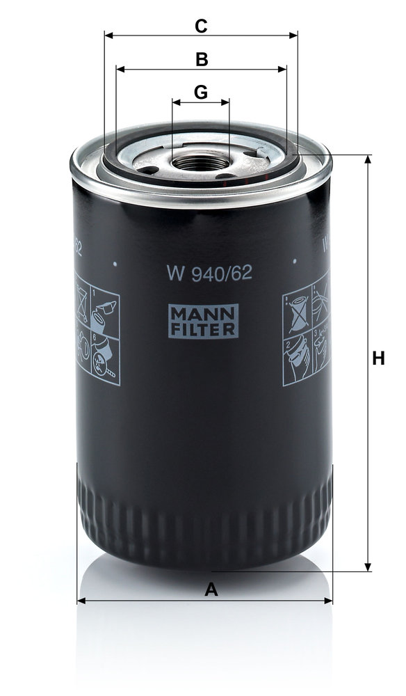 MANN-FILTER W940/62