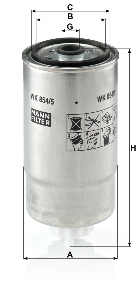 Mann WK854/5
