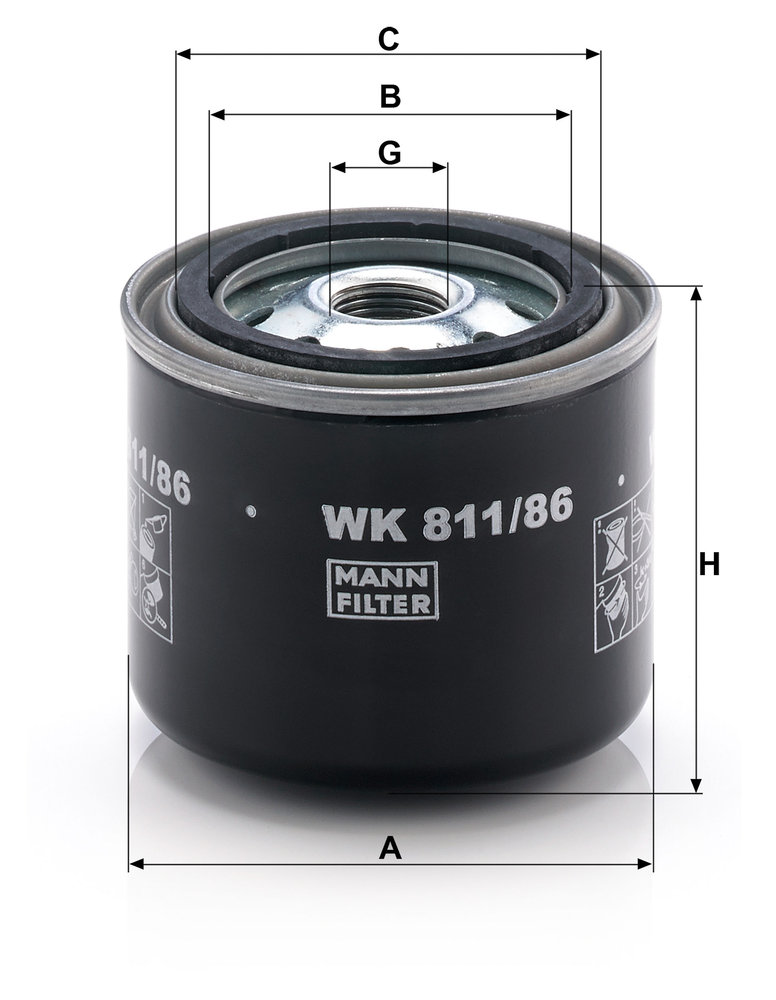 MANN-FILTER WK811/86