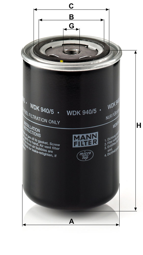 MANN-FILTER WDK940/5